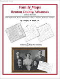 Family Maps of Benton County, Arkansas (Paperback book cover)