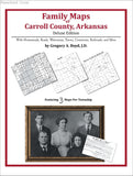 Family Maps of Carroll County, Arkansas (Paperback book cover)