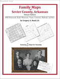 Family Maps of Sevier County, Arkansas (Paperback book cover)