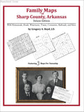 Family Maps of Sharp County, Arkansas (Paperback book cover)