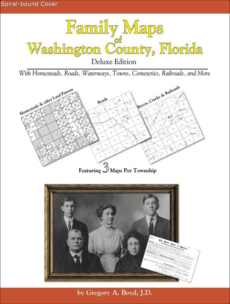 Family Maps of Washington County, Florida (Spiral book cover)