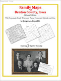 Family Maps of Benton County, Iowa (Paperback book cover)