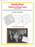 Family Maps of Clayton County, Iowa (Paperback book cover)