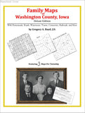 Family Maps of Washington County, Iowa (Paperback book cover)