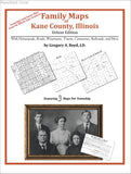 Family Maps of Kane County, Illinois (Paperback book cover)