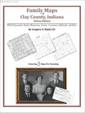 Family Maps of Clay County, Indiana (Paperback book cover)