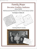 Family Maps of Decatur County, Indiana (Paperback book cover)