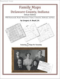 Family Maps of Delaware County, Indiana (Paperback book cover)