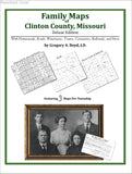 Family Maps of Clinton County, Missouri (Paperback book cover)