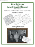 Family Maps of Howell County, Missouri (Paperback book cover)