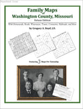 Family Maps of Washington County, Missouri (Paperback book cover)