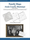 Family Maps of Attala County, Mississippi (Spiral book cover)