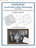 Family Maps of Lauderdale County, Mississippi (Paperback book cover)