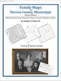 Family Maps of Marion County, Mississippi (Paperback book cover)