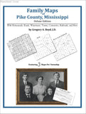 Family Maps of Pike County, Mississippi (Paperback book cover)