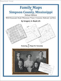 Family Maps of Simpson County, Mississippi (Paperback book cover)