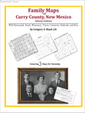 Family Maps of Curry County, New Mexico (Paperback book cover)