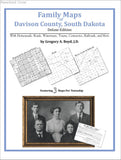 Family Maps of Davison County, South Dakota (Paperback book cover)