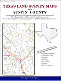 Texas Land Survey Maps for Austin County (Spiral book cover)