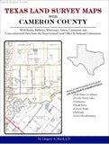 Texas Land Survey Maps for Cameron County (Spiral book cover)