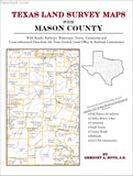 Texas Land Survey Maps for Mason County (Paperback book cover)