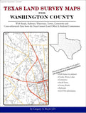 Texas Land Survey Maps for Washington County (Spiral book cover)