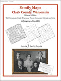 Family Maps of Clark County, Wisconsin (Paperback book cover)