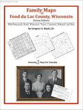 Family Maps of Fond du Lac County, Wisconsin (Paperback book cover)