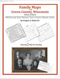 Family Maps of Green County, Wisconsin (Paperback book cover)