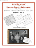 Family Maps of Monroe County, Wisconsin (Paperback book cover)