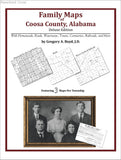 Family Maps of Coosa County, Alabama (Paperback book cover)