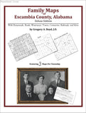 Family Maps of Escambia County, Alabama (Paperback book cover)