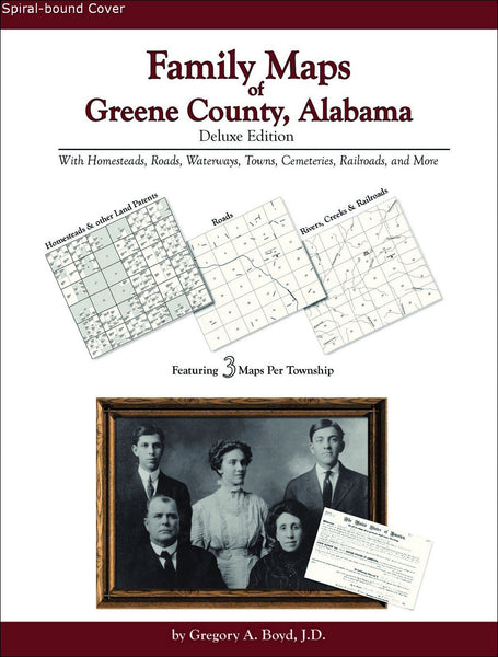 Family Maps of Greene County, Alabama (Spiral book cover)