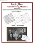 Family Maps of Marion County, Alabama (Paperback book cover)
