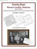 Family Maps of Monroe County, Alabama (Paperback book cover)