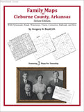 Family Maps of Cleburne County, Arkansas (Paperback book cover)