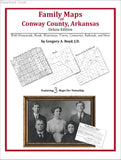 Family Maps of Conway County, Arkansas (Paperback book cover)