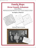 Family Maps of Drew County, Arkansas (Paperback book cover)