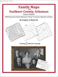 Family Maps of Faulkner County, Arkansas (Paperback book cover)