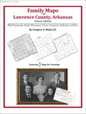 Family Maps of Lawrence County, Arkansas (Paperback book cover)