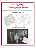 Family Maps of Polk County, Arkansas (Paperback book cover)