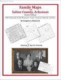 Family Maps of Saline County, Arkansas (Paperback book cover)