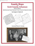 Family Maps of Scott County, Arkansas (Paperback book cover)