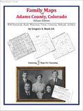 Family Maps of Adams County, Colorado (Paperback book cover)