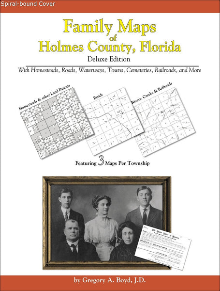 Family Maps of Holmes County, Florida (Spiral book cover)