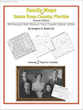 Family Maps of Santa Rosa County, Florida (Paperback book cover)