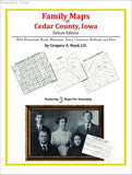 Family Maps of Cedar County, Iowa (Paperback book cover)