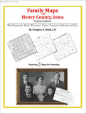 Family Maps of Henry County, Iowa (Paperback book cover)