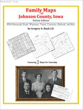 Family Maps of Johnson County, Iowa (Paperback book cover)