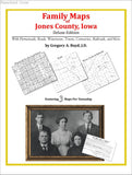 Family Maps of Jones County, Iowa (Paperback book cover)